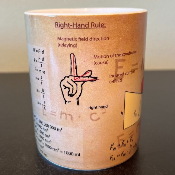 Könitz PHYSICS Knowledge Porcelain Mug ~ Science ~ Engineer - Picture 3 of 10